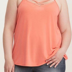 Strappy Swing Tank Top Plus Size 4 NWT